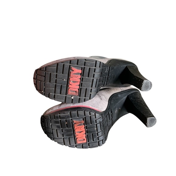 Donna Karan Gray and Black Ankle Booties - Picture 5 of 6
